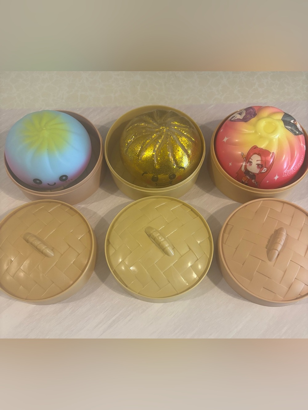 Your pick of tie dye, glitter, or K-pop dumpling (mystery color)